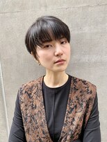 ハルキ ミナト ジャパン オオサカ(HARUKI MINATO japan OSAKA)&nbsp;40代50代小顔似合わせカットくびレイヤーエモージュ大人可愛い