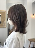 *レイヤーカット顔周りレイヤーウルフハッシュカットくびれ