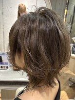 ジュジュル 稲毛本店(jujur)&nbsp;グレージュカラー/ボブウルフ/ココアベージュ/ブリーチ