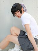 【loje】シュシュで作る姫カットアレンジ/セミディ★