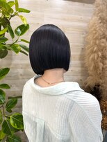シークネクスト 八王子(SeeK NEXT)&nbsp;ボブ/切りっぱなしボブ/ぷつっと bob/暗髪ボブ/就活カラー