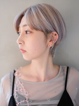 アルバム 銀座(ALBUM GINZA) フレンチカジュアルホワイトピンクニュアンスカラー_ba515062