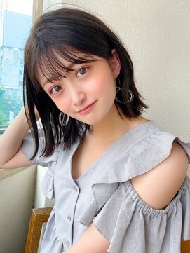 アフロート ディル(AFLOAT D'L) ★レイヤーカットミニウルフデジタルパーマチェリーブラウン