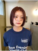 ボブ×レッドブラウン