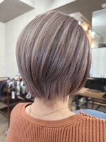 アルレン(Allen)&nbsp;ミルクティーラベンダーベージュ【宇都宮/ショート/ブリーチ】