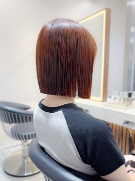 ロンド ロワール 門前仲町(Lond Loire) ボブショートボブ縮毛矯正ベージュグレージュ門前仲町