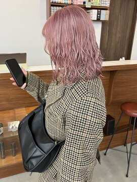 リヴ ウメダ(LIV umeda) ピンクベージュ/ブリーチ/ダブルカラー【梅田】