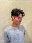 ▼ニュアンスパーマピンパーマメンズニュアンスフェザー