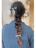 玉ねぎヘアアレンジ