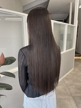 レノ(RENO) ブリーチ透明感カラーダークブラウンアッシュブラウン髪質改善