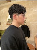 ▼フェザーショート/メンズカット/ツーブロック/ビジネスマン