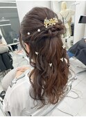 《sheer /稲葉》#ヘアセット#ゆるふわハーフアップ