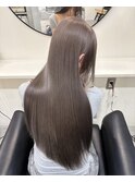 1ブリーチでできる透明感グレージュ