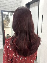 レガーレ(Legare)&nbsp;【広島韓国ヘア】韓国レイヤーカット×暖色チェリーレッド