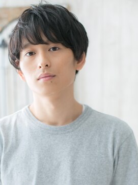モッズヘア メン 仙台愛子駅前店(mod's hair men) 20代30代ダークアッシュ社会人無造作ルーズショートパーマb仙台