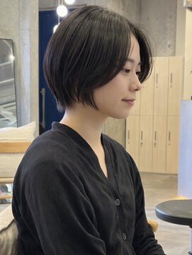 イミ(imi) 大人ボブ/ダークグレー/髪質改善/白髪ぼかし/ショートカット登戸