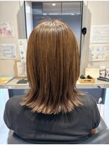 ラシンバン ラメール(LASHINVAN LAMER) ミディアムスタイル×ベージュカラー