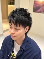 トランスサロン 吉祥寺(TRANS SALON)&nbsp;黒髪束感マッシュ×ナチュラルメンズ
