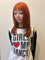 ロックス バイ マグ 松本(rocks BY MAG)&nbsp;大人可愛いハッシュウルフ×オレンジカラー◎レイヤー