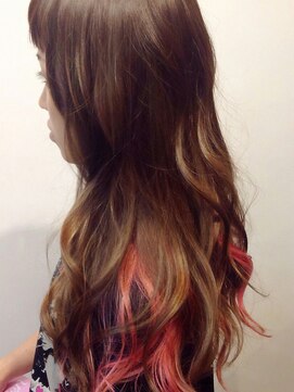 ヴィジョン(VISION) インナーカラー☆グレージュグラデーションカラー