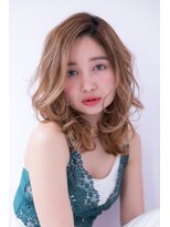 ヘアーアンドファッションシオミエイチ (hair＆fashion shiomi H)&nbsp;【shiomi H】大人柔らかバレイヤージュロブ