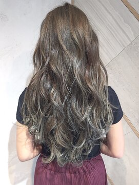 オーブ ヘアー ビーヴ 調布店(AUBE HAIR beve) ハイライト☆巻き髪風パーマ