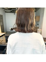 キチ(kichi.)&nbsp;[kichi.] ロブ×くすみベージュ