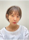 【 mee. 】オオニシ ボブ ショート 前髪 イメチェン