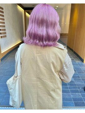 シィーム(cime) ピンクカラー　ピンクバイオレット　ハイトーンカラー