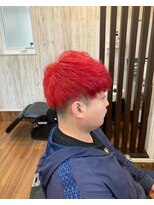 ライズヘアー(RISE HAIR)&nbsp;ツーブロ＋レッドカラー
