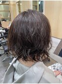 ミディアムショートパーマ【髪質改善・弱酸性・池袋駅】