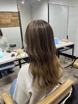 アジールヘア 所沢プロペ通り店(agir hair) ハイライトヘア10代20代30代ブリーチヘア