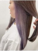 インナーカラー×オーキッドパープル