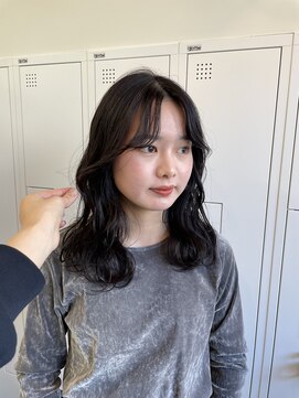 アム(amu) 暗髪/ネイビーグレー/グレーベージュ/アッシュブラック