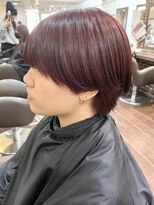 ヘアーアンドメイク ビス(HAIR&MAKE bis)&nbsp;ワインレッド/ブリーチ1回/立川ハイトーン【黒田あさみ】