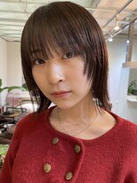 ジョリ(joli)&nbsp;フェイスレイヤー/前髪カット/黒髪/ブラック/アッシュ/ブラウン