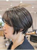 大人カラーのショートスタイル!