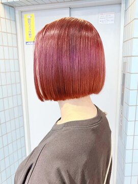 ネオリーブ チッタ 阿佐ヶ谷店(Neolive citta) ミニボブ×秋ラベンダーカラー