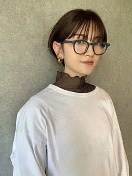 メイカ(MEIKA) 【 マッシュショート ×  ブラウンベージュ 】浅野美紀