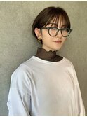 【 マッシュショート ×  ブラウンベージュ 】浅野美紀
