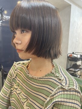 クーロン(Qoolon) 前上がり  ×   外ハネ  ×  ドライタッチ