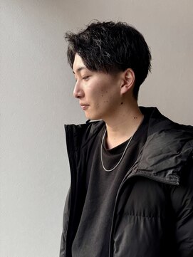 ラフ バイ マグ 南松本(R.A.F. by Mag) ツイストスパイラルパーマシャドウパーマメンズセンターパート