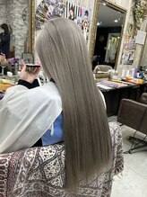 タッチ後の仕上がり♪根元まで艶のあるキレイな髪を！[千葉中央/千葉/ハイトーン]