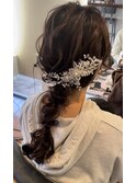 結婚式ふわふわ編みおろし♪