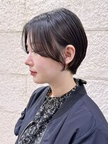 ハピネス 河原町店(Happiness)&nbsp;丸みショート　顔まわりカット　京都美容室　進詩織