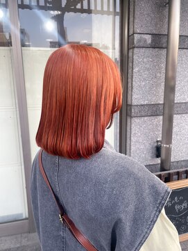 ミニム ヘアー(minim hair) 【minim×maha】アプリコットオレンジ