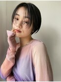 【sheta/小林】10代20代30代黒髪ハンサムショート　ワンレン