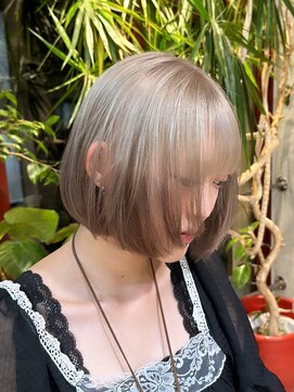 ヲタク(wotaku.) エンドカラー裾カラーアウターカラーグラデーションカラーボブ