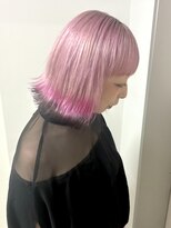 いろあそび 八王子&nbsp;【エンドカラー】ホワイトピンク×ビビットピンク×ブラック