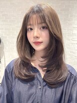 マインバイアフロートギンザ(MYNE by AFLOAT GINZA)&nbsp;ロングレイヤーカット顔まわりハッシュカット20代30代40代50代